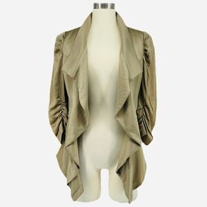 bebe Ponte Waterfall Jacket Blazer